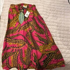 FARM Rio Pink A-Line skirt